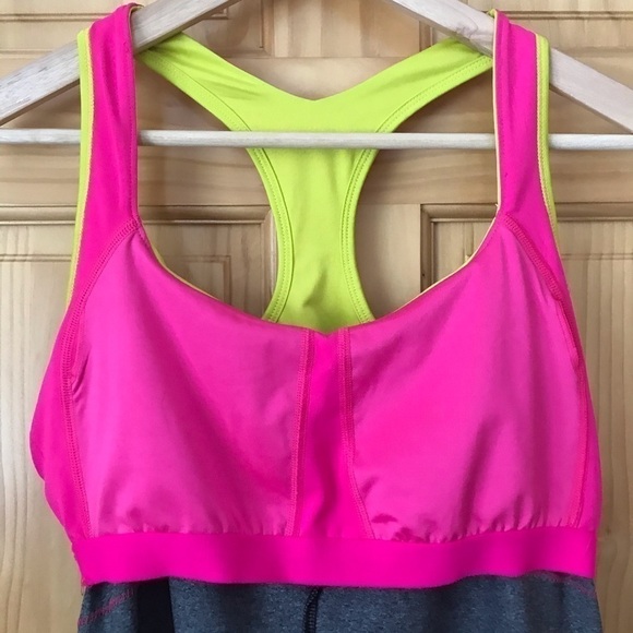 New Balance Lightning Dry neon racer back tank size large - Picture 5 of 10